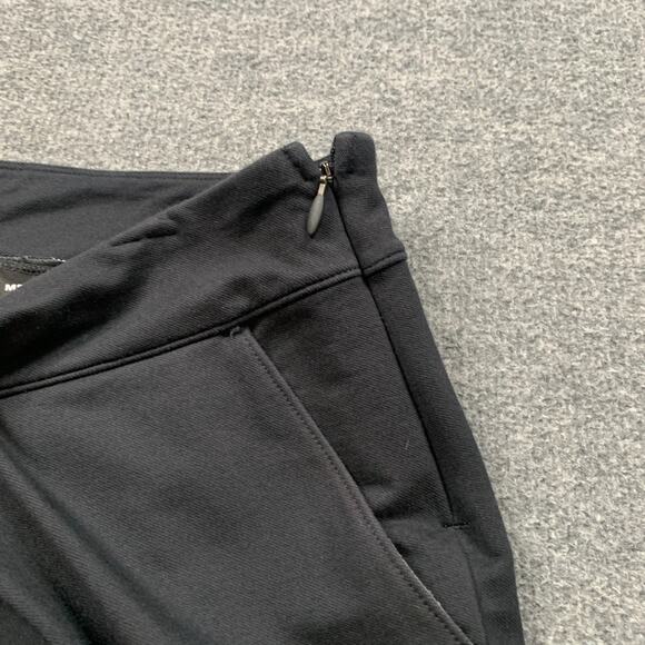 Under Armour Shorts Womens M Medium Black Fitted Side Zip 9 In Inseam Pockets - Picture 4 of 11